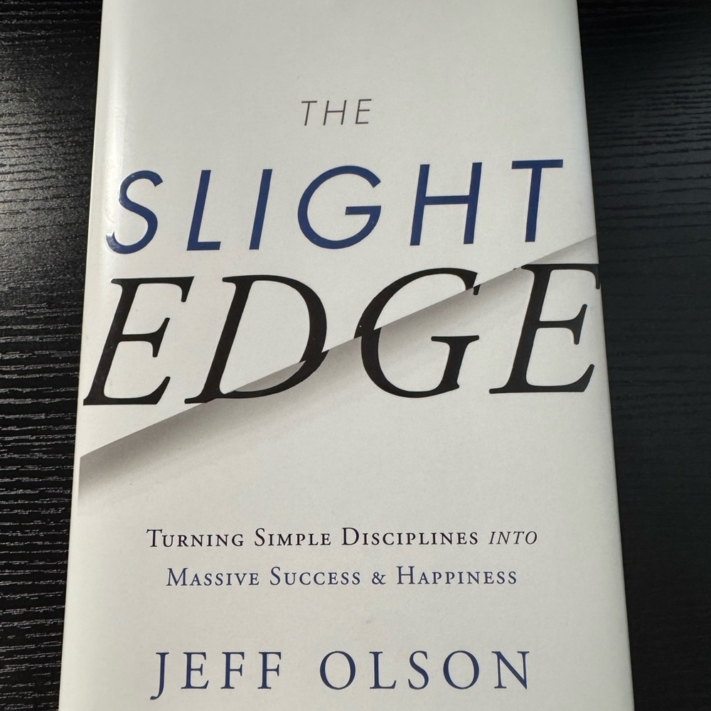 The Slight Edge Book by Jeff Olson